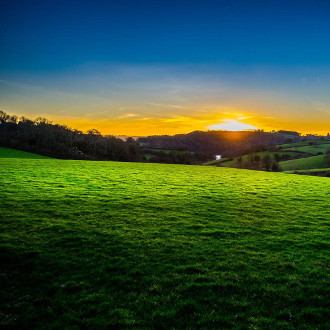 Broadleigh farm is surrounded by area of outstanding natural beauty