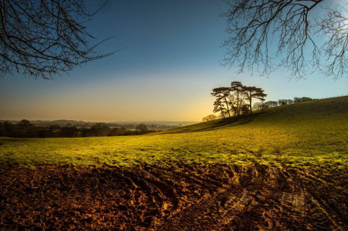 Broadleigh farm is surrounded by area of outstanding natural beauty